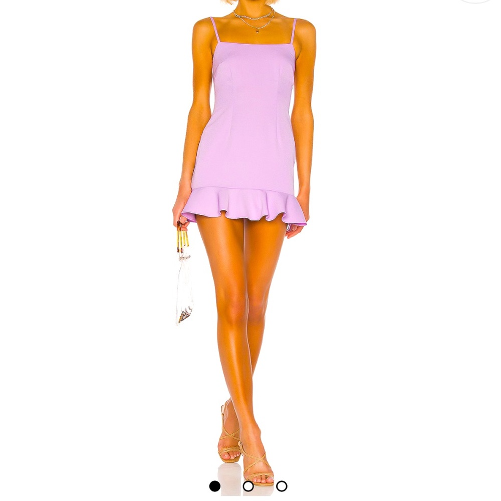 Lovers + Friends Teddy Mini Purple Dress Size X-LARGE EUC Fully Lined